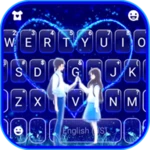 romantic love theme android application logo